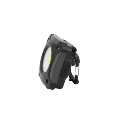 Durapower Rechargeable 1000 Lumen LED Mini Work Light – Magnetic Base, Carabiner & Clip