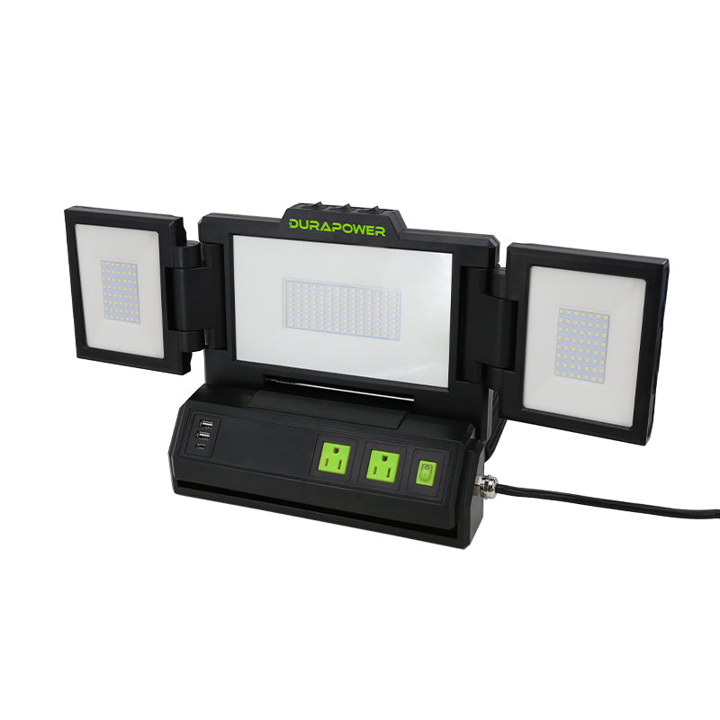 AC 10000 Lumen LED Worklight with Power Station