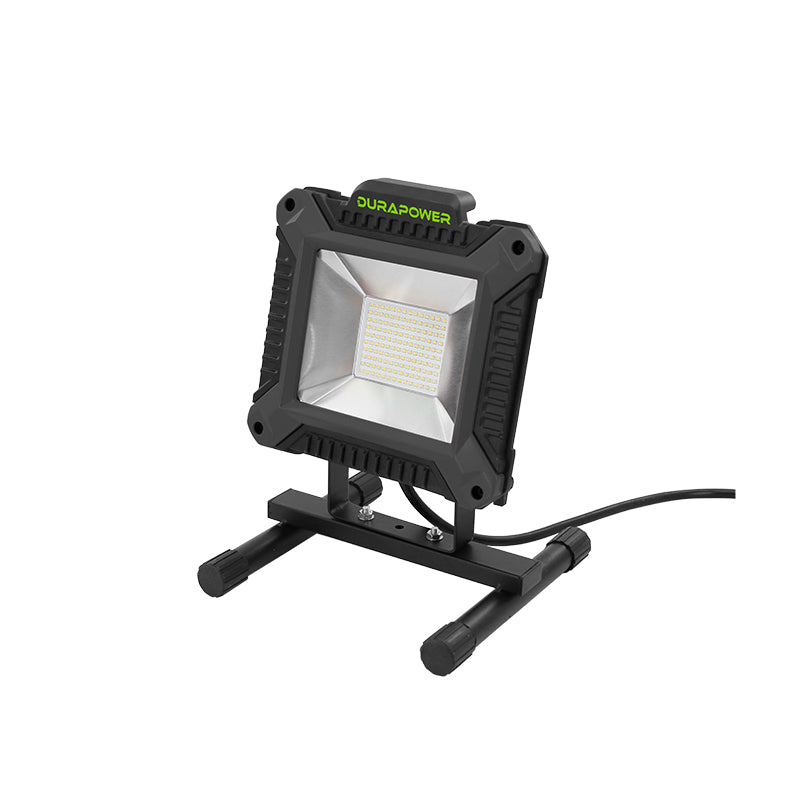 5000 Lumen Portable LED Worklight with USB port and Outlet